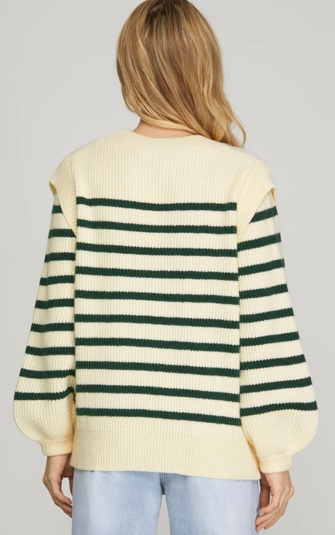 Evergreen Stripe Knit