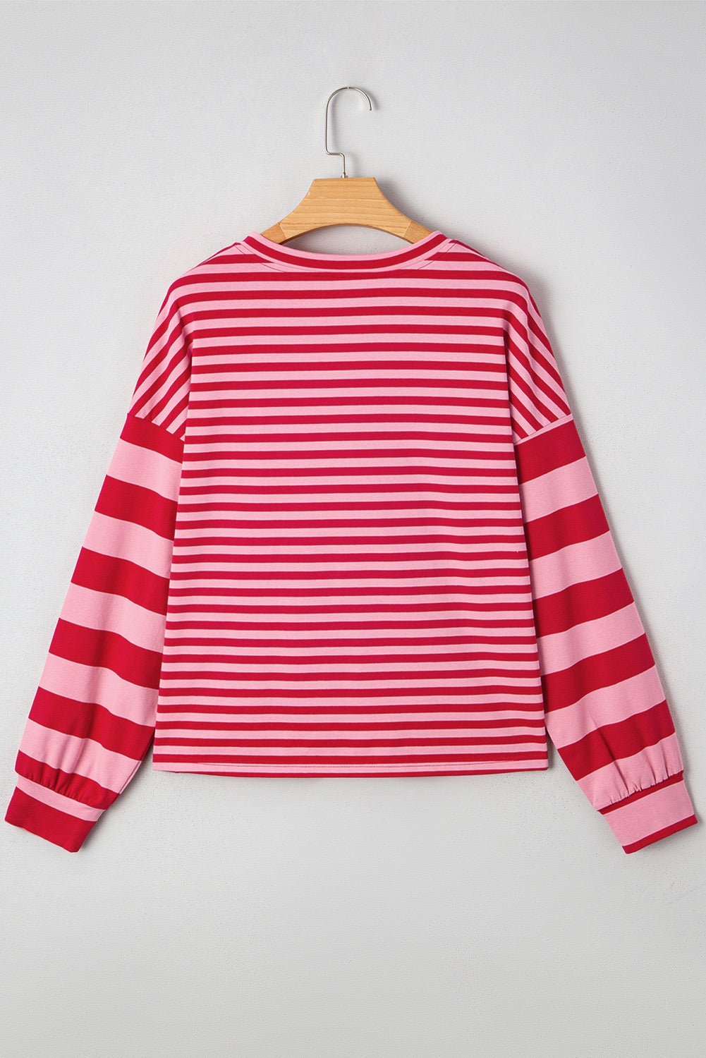 Sweatheart Stripe V-neck