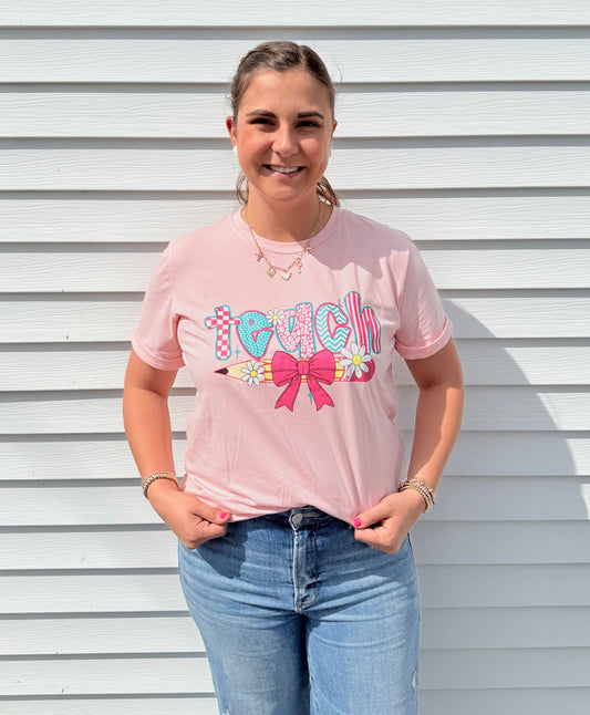 Teach with Heart Tee