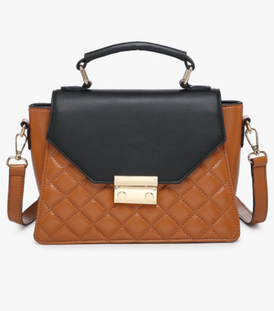 Lou Square Quilted Crossbody