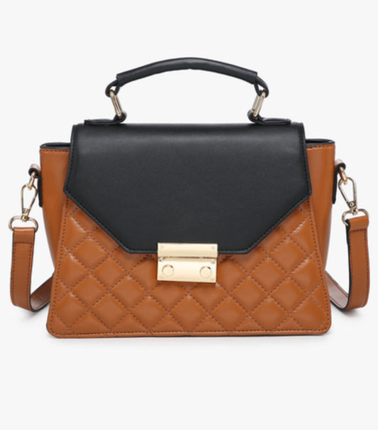 Lou Square Quilted Crossbody