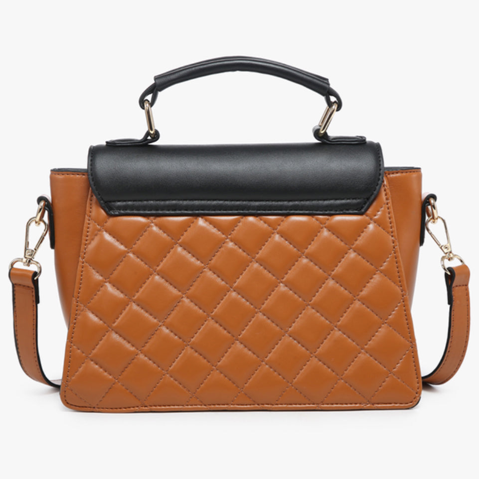 Lou Square Quilted Crossbody