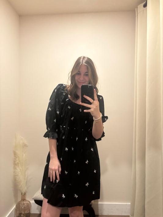 Sweet Noir Bow Dress