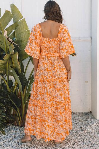 Orange Maxi Dress