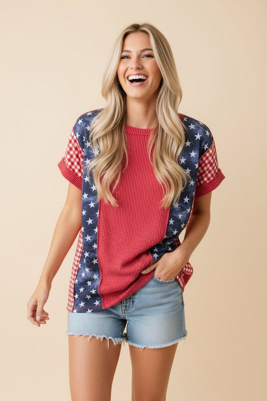 Freedom Stripe Tee