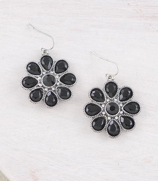 Black Dangle Earrings