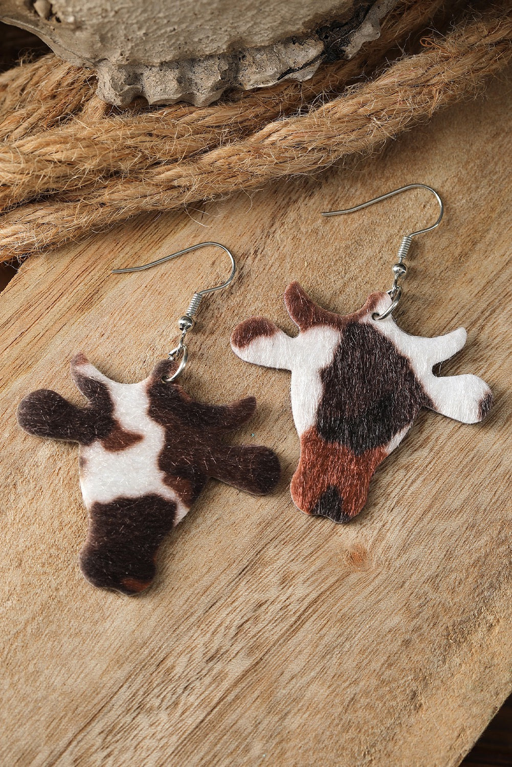 Cow Head Earrings