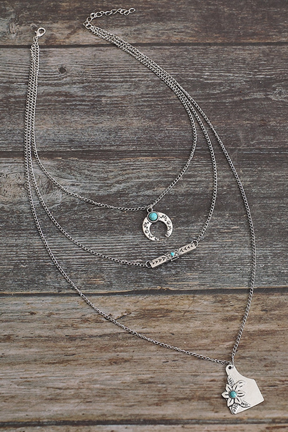 Multi-layer Turquoise Necklace