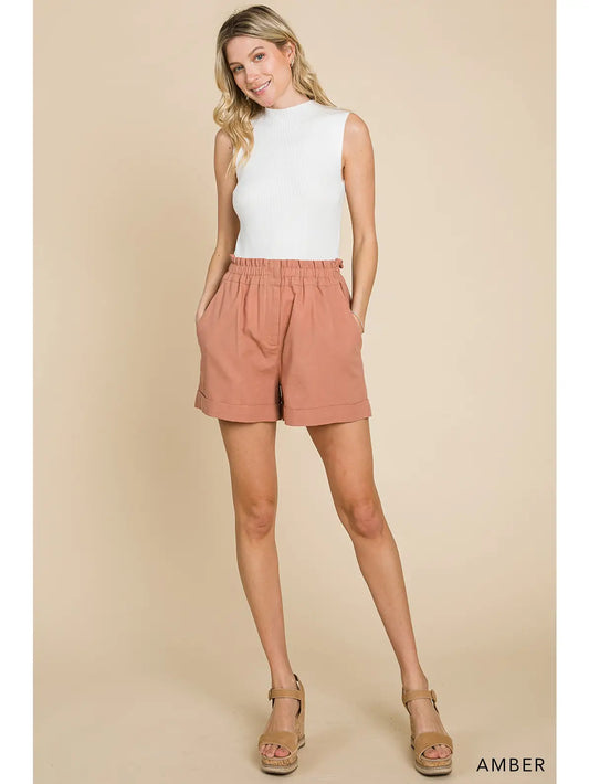 Ruffle Detailed Shorts