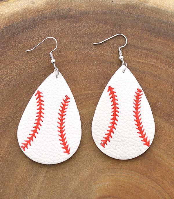 Sports Teardrop Earrings