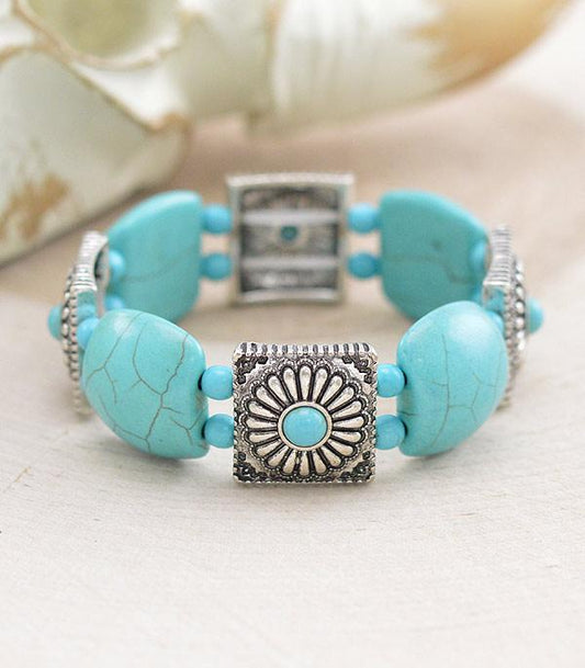 Turquoise Beaded Bracelet