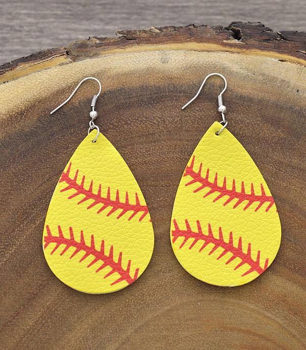 Sports Teardrop Earrings